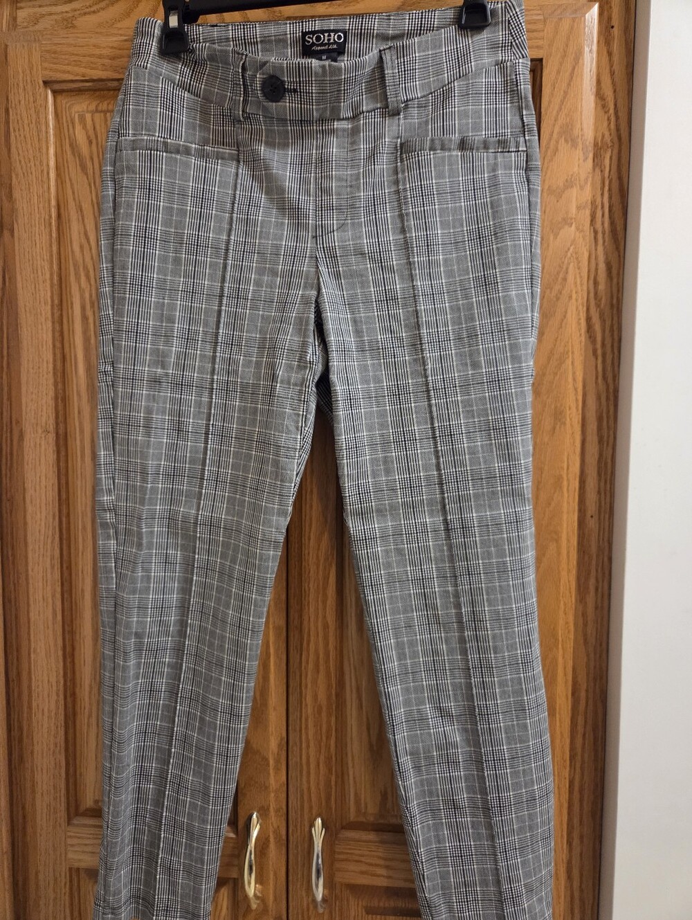 SOHO Plaid Dress Pants